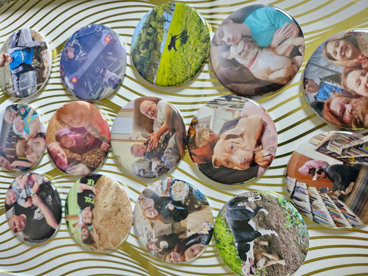 Round Photo Magnets